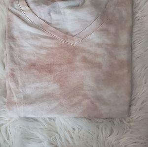 Pink Tie dye tee